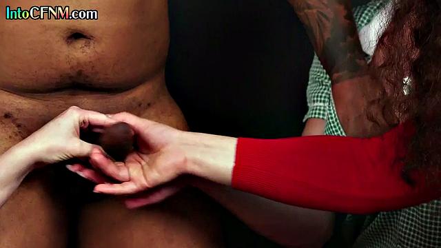 Naughty babes tugging BBC teacher