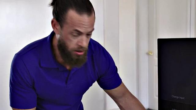 Older couple indulges in 3some deepthroating, fucking, and kissing with younger studs