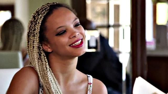 Ebony nanny blowing her boss after doggystyle fucking