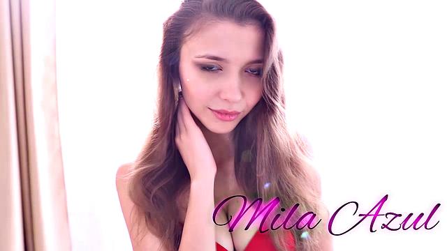 Teen Dreams - Mila Azul Gets Kinky With her Candy In her Pussy
