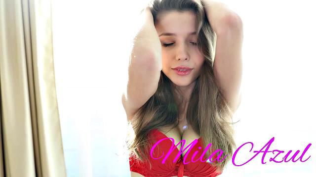 Teen Dreams - Mila Azul Gets Kinky With her Candy In her Pussy