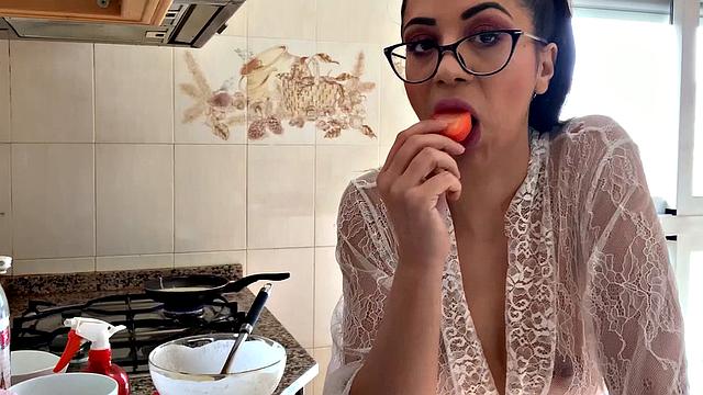 DOEGIRLS - #Julia De Lucia - Teasing Romanian Babe Plays With Dildo On Cam
