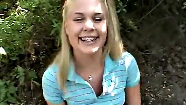 Little Summer Gets Horny and Outdoor Fingering