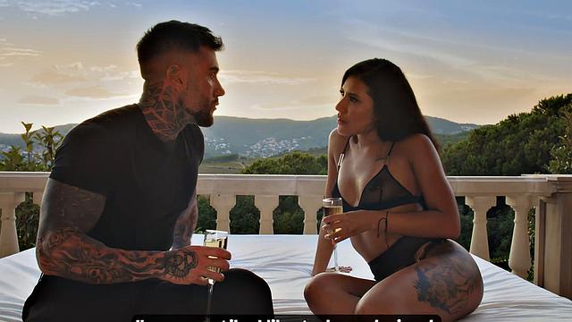 Sunset sets fire to Andrea Retali's lust. Horny Spanish dark haired Andrea Retali gets fucked hard outdoors - experience the hottest XXX porn!
