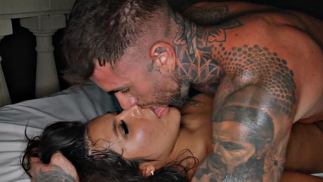 Sunset sets fire to Andrea Retali's lust. Horny Spanish dark haired Andrea Retali gets fucked hard outdoors - experience the hottest XXX porn!