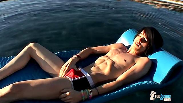 Asher Christiansen and Brenden Killen in Foot Worship and Cock Stroking
