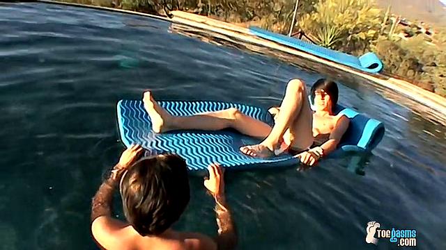 Asher Christiansen and Brenden Killen in Foot Worship and Cock Stroking
