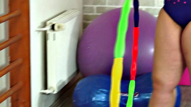 Anastasia's juggy workout