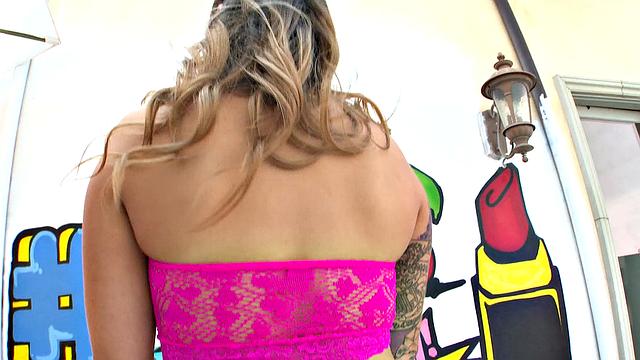 Enjoying Karmen's Cake