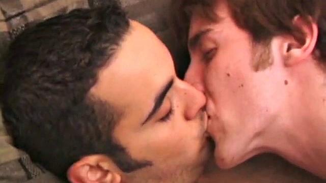Billie Kane and Jason Gordar make out passionately on the bed, before exchanging blow jobs. Billie can self-suck, so Jason gives him a hand by holding up Billie's ass while he tosses his legs over his own head.