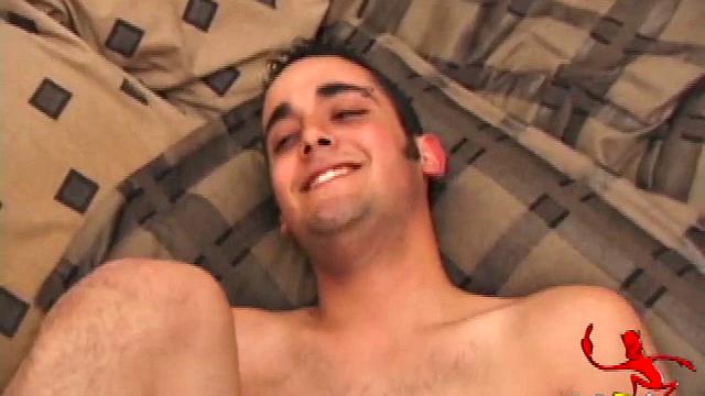 Billie Kane and Jason Gordar make out passionately on the bed, before exchanging blow jobs. Billie can self-suck, so Jason gives him a hand by holding up Billie's ass while he tosses his legs over his own head.