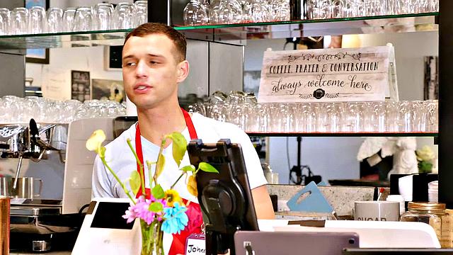 Busty redhead, Harper Red, is so wet and horny that she must get dick in the this instant