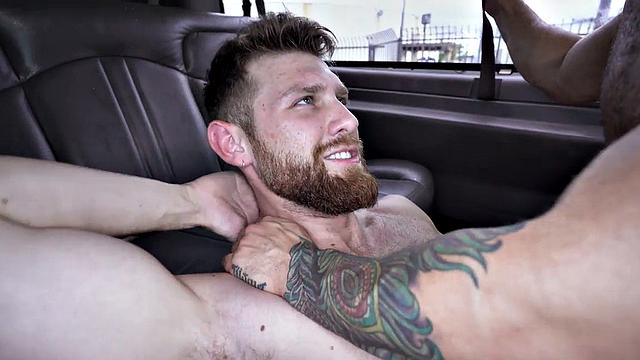 Str8 jock picked up and fucked in public outdoor