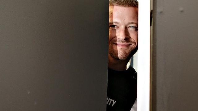 Gay man fucked by police officer from behind in asshole