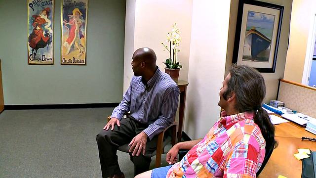 Marla fucks a BBC. Husband watches.