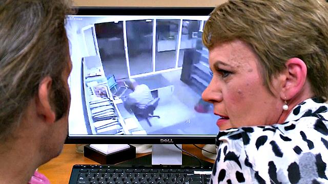 Marla fucks a BBC. Husband watches.