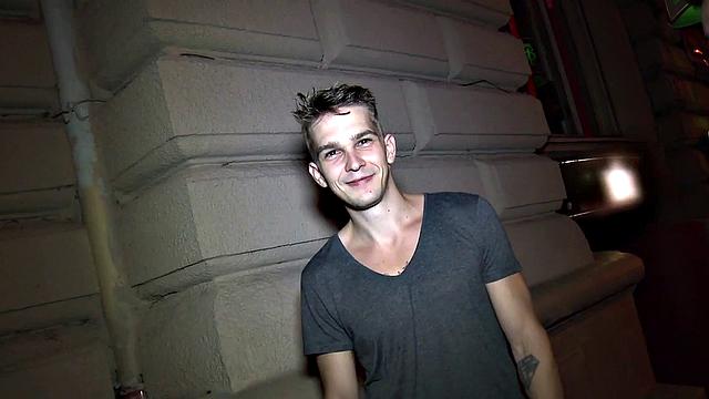 Tattooed teen takes BF's huge cock in bareback anal after casting couch audition