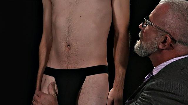 21yo obedient skinny twink fucked by suited DILFS