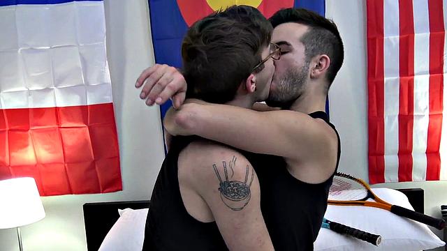 FTM amateur gay fucked in new pussy after sucking cock