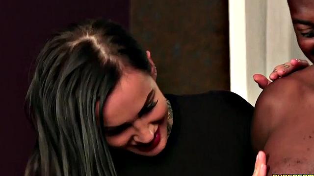 CFNM beauties seducing horny guy before jerking his cock