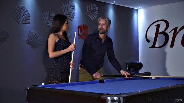 Sexy Italian filled with creampie