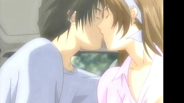 Romantic Anime Sex In Car Cute Teen Rides Cock