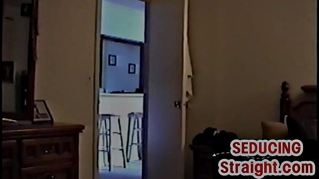 Vintage str8 guy 1st time jerks for gay porn in solo homemade