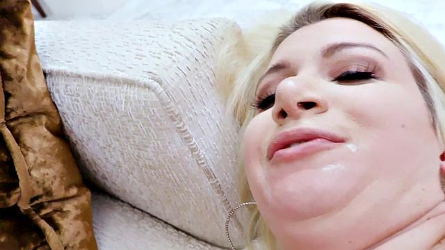 Bigbutt blonde babe rimmed and anally drilled with BBC