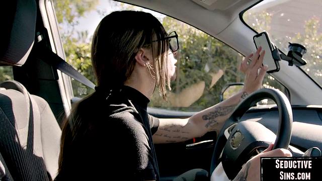 Nasty babe recording lover