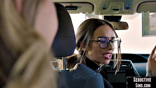 Nasty babe recording lover