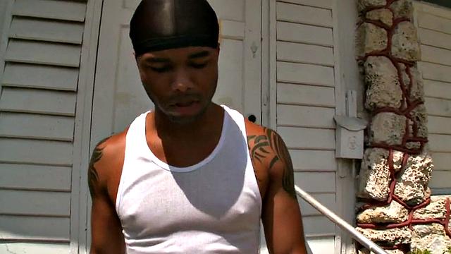 Nubian thug picked up and ass fucked in public for cash