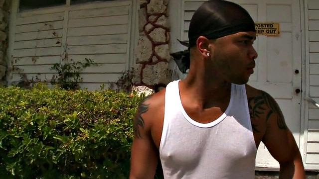 Nubian thug picked up and ass fucked in public for cash