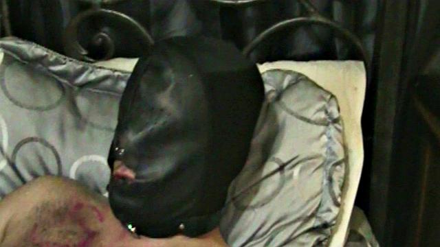 Masked Man in a Threesome