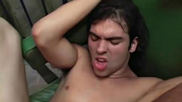 Llopo de Brito invites Manoel Velho up to his pad for a few minutes. One thing leads to another and soon Llopo is sucking on Manoel's dick, taking face slappings from it during rests.