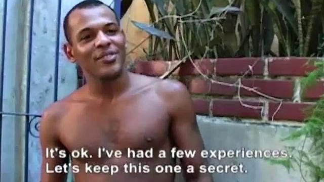 Llopo de Brito invites Manoel Velho up to his pad for a few minutes. One thing leads to another and soon Llopo is sucking on Manoel's dick, taking face slappings from it during rests.