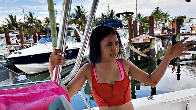 21yo petite babe fucked by big cock in wet pussy