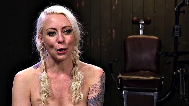 Big ass bdsm sub bound and fingered during punishment