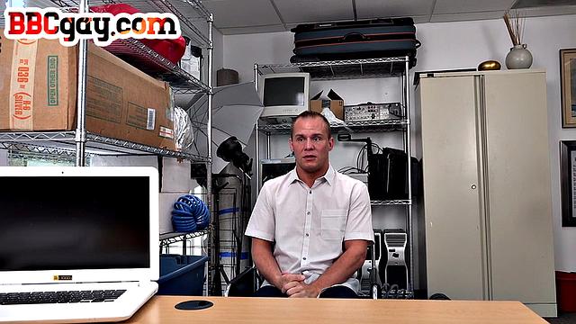 White office guy doggystyled by boss