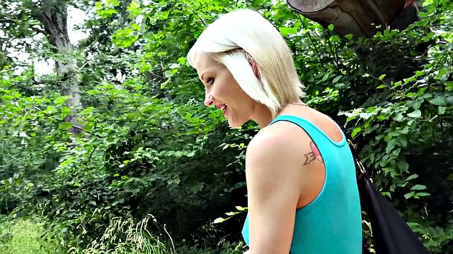 Euro Babe Fucked in the Woods