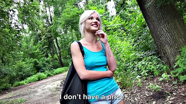 Euro Babe Gets Fucked in the Woods