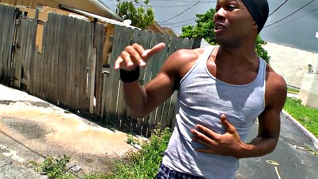 Young guy gets his ass drilled by a dirty fucker in the great outdoors