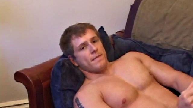 Tommy D is on the sofa for another hot stroke show. After stripping naked, he's primed and ready to go. With cock in hand, he works up a boner and starts the journey to climax.