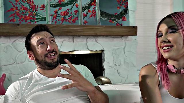 Jasmin Love kinky asshole licking and sloppy blowjob