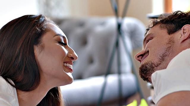 Dream girl with stunning body making love with BF