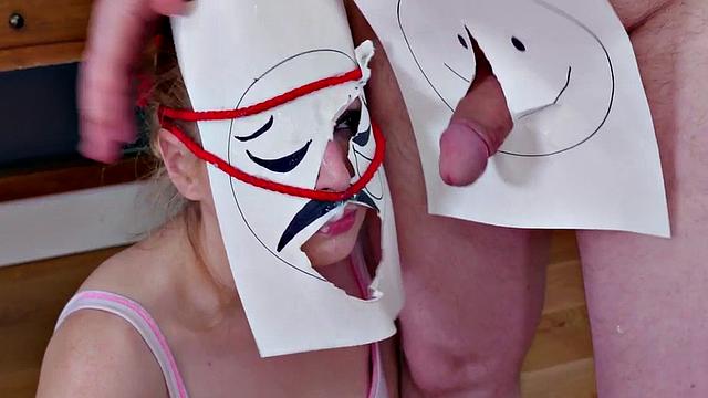 Bound bdsm licking ass