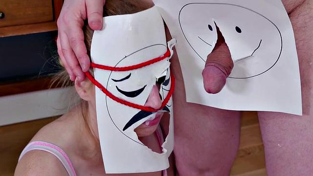 Bound bdsm licking ass