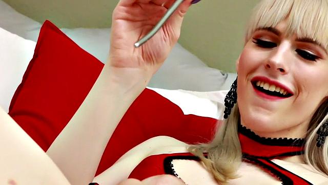 Trans urethra solo session