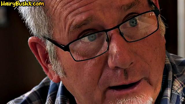 Curvy 21yo babe pounded by DILF