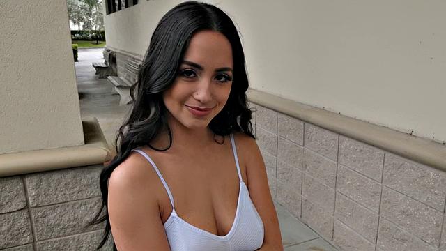 Hot POV action with the hot new girl in town