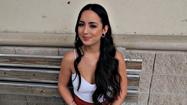 Hot POV action with the hot new girl in town